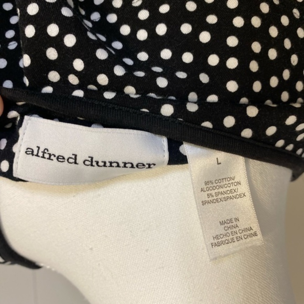 ALFRED DUNNER Top, Tropical & Polka Dots - Picture 7 of 8